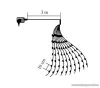 HOME ML 250/WW 10 ágú, 250 db Micro LED-es kültéri fényfüzér köteg (fényháló), meleg fehér színű világítással
