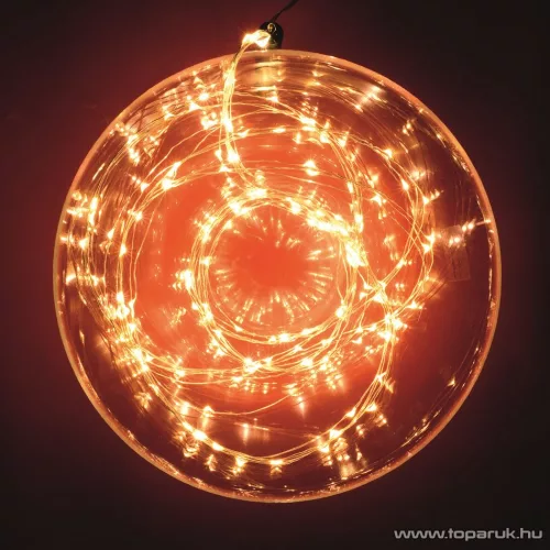 HOME ML 80/WW Kültéri 80 db fényesen ragyogó, pontszerű Micro LED-es fényfüzér, 790 cm hosszú, meleg fehér fényű világítással