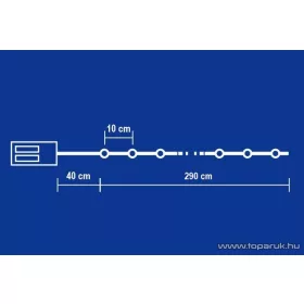   HOME MLC 30/WW Beltéri LED-es mini fényfüzér, 30 db meleg fehér színű leddel