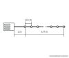 HOME MLC 58/WW Kültéri elemes, LED-es, 8 programos mini fényfüzér, 50 db meleg fehér színű leddel