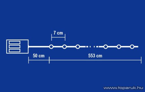 HOME MLC 88/WW Kültéri LED-es programozható mini fényfüzér, fehér - megszűnt termék: 2016. október