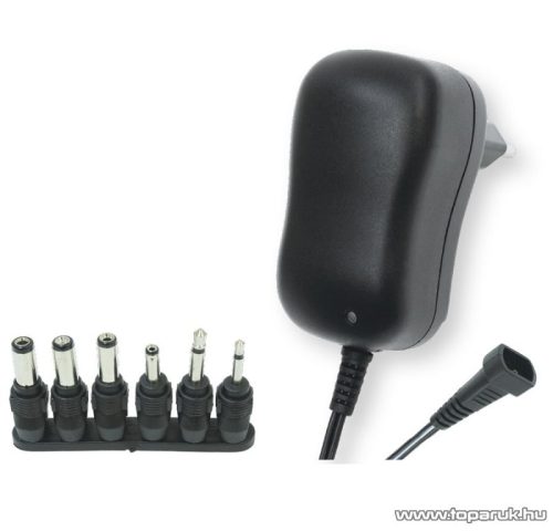 HOME MW MB10N Változtatható feszültségű hálózati adapter, 1000 mA, 3-12V