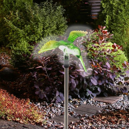 HOME MX 618K Napelemes kerti lámpa, kolibri design