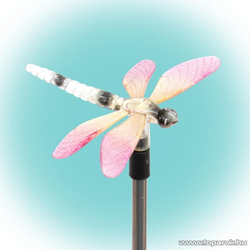 HOME MX 618S Napelemes kerti lámpa, szitakötő design