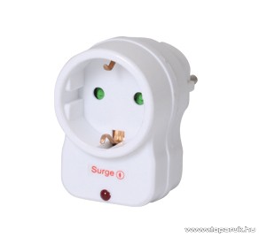 HOME NVT 1/WH Túlfeszültség védett aljzat, fehér