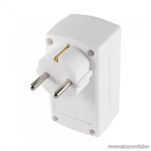 HOME NV 131/WH 2 db euro + 1 db védőérintkezős földelt hálózati aljzat elosztó