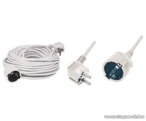 HOME NV 2-10/WH Hálózati hosszabbító, 10 m, fehér