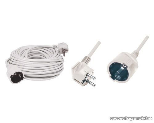 HOME NV 2-5/WH Hálózati hosszabbító, 5 m, fehér