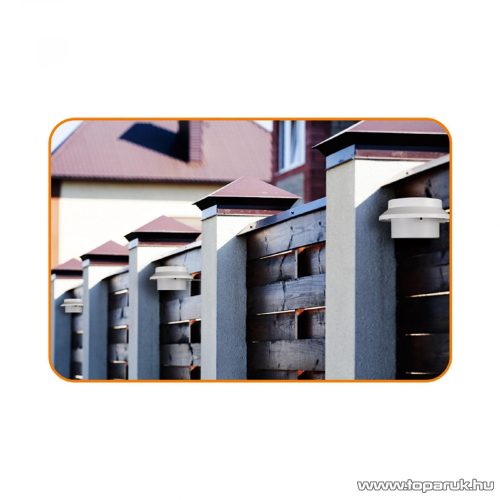 HOME MX 650 Napelemes kerti szolár lámpa, fehér