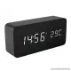HOME OC 04 Digitális LED ébresztőóra, valódi fa burkolattal