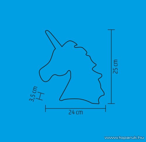 HOME PLM 10/U LED-es asztali dísz, unikornis