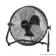 HOME PVRO 40 Fém padlóventilátor, oszcilláló funkcióval, 40 cm lapátátmérő, fekete, 50 W