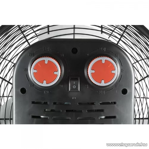 HOME PVRO 40 Fém padlóventilátor, oszcilláló funkcióval, 40 cm lapátátmérő, fekete, 50 W