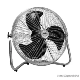   HOME PVR 40 Padlóventilátor, fém, masszív, krómozott kivitel, 40 cm lapátátmérő, 90W