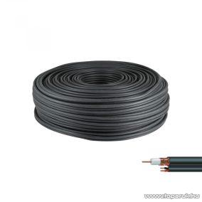 HOME RG 59 + NAP Koax kábel tápkábellel, 100 fm / tekercs