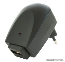 HOME SA 1000USB USB hálózati adapter, töltő (max. 1000 mA), fekete