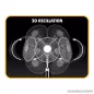   HOME SFR 40 3D Álló ventilátor 3D oszcillálással távirányítóval, 60 W