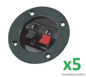HOME SL 5ER Hangfalaljzat, 2 pólusú, rugós, 5 db / csomag