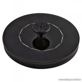   HOME SWF 01 Szolár napelemes szökőkút, fekete, 130 x 40 mm 