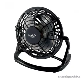 HOME TF 10 USB Mini asztali ventilátor, 10 cm, fekete