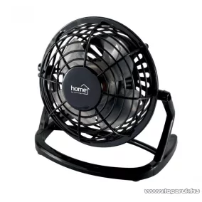 HOME TF 10 USB Mini asztali ventilátor, 10 cm, fekete