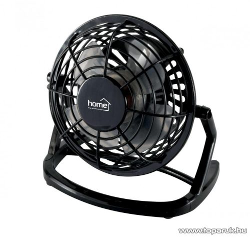HOME TF 10 USB Mini asztali ventilátor, 10 cm, fekete