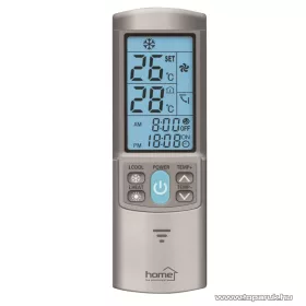   HOME URC 2000AC/SL Univerzális klíma távirányító, légkondícionálókhoz, ezüst