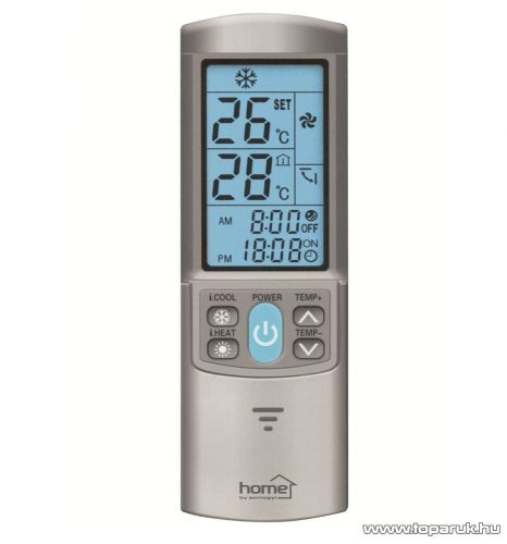 HOME URC 2000AC/SL Univerzális klíma távirányító, légkondícionálókhoz, ezüst