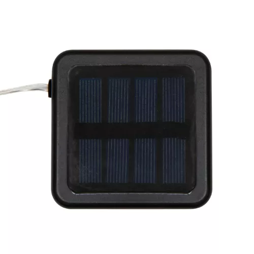 Home MXNV3 Solar kültéri / beltéri napelemes napvitorla, 140 db meleg fehér LED-del, 8 program, IP44, 300 x 300 x 300 cm, bézs