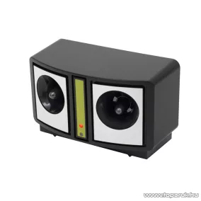   HOME UH13 Elemes és hálózati üzemmódban is használható ultrahangos rágcsálóriasztó, egér, patkány, nyest riasztó (24 órás vagy csak éjszakai üzemmód)