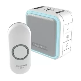   Honeywell DC515NP2 Vezeték nélküli hálózati ajtócsengő nyomógombbal, fehér szürke színben, hatótávolság max. 150 méter