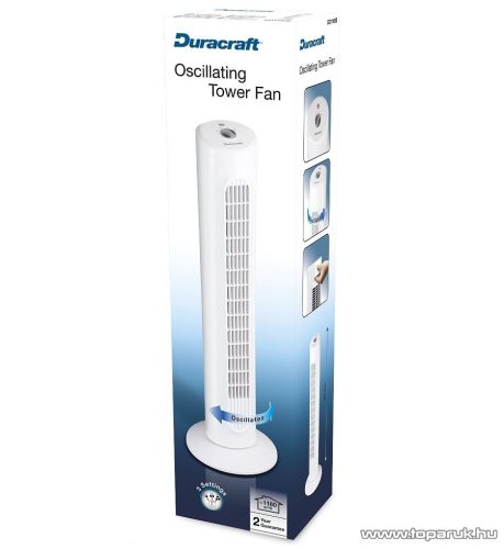 Honeywell Duracraft KAZ DO 1100E Oszlopventilátor, fehér, 40 W