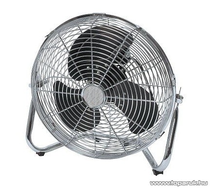 Honeywell HV 350E Padlóventilátor, fém, masszív, krómozott kivitel, 70W-os, 35 cm-es - megszűnt termék: 2015. július