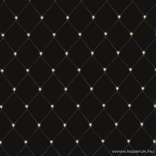 HOME KLN 160C/WW Kültéri LED-es fényháló 160 db meleg fehér fényű ledddel, 200 x 150 cm