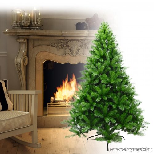 POLYHOME KMF 5/150 Valósághű extradús műfenyő, 3D tűlevelű, zöld, 150 cm