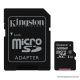 Kingston Secure Digital Micro 128GB SDXC Class10 memóriakártya + SD adapter