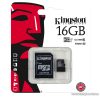 Kingston MicroSDHC 16GB CLASS 10 UHS-I Industrial Temp memóriakártya + SD adapter