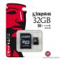   Kingston SDC10G2 Canvas Secure Digital Micro 32GB SDHC Class10 memóriakártya + SD adapter