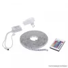 HOME LS 5RGB Beltéri, vágható, öntapadós RGB LED szalag szett, betáp adapterrel, 5 méter