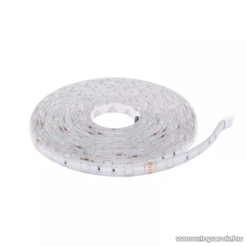 HOME LS 5RGB Beltéri, vágható, öntapadós RGB LED szalag szett, betáp adapterrel, 5 méter