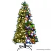 MULTIPINE Valósághű extradús műfenyő, 2D + 3D tűlevelű, beépített LED világítással, 150 cm (KMF 6/150)