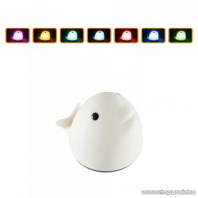   HOME NLB 1 Szilikon anyagú kisbálna éjjelifény, színváltós LED világítással