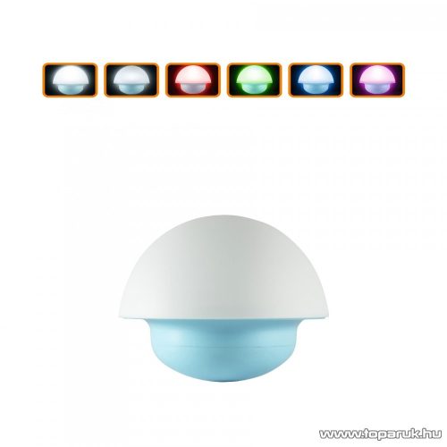 HOME NLG 1 Szilikon anyagú gombafej éjjelifény, színváltós LED világítással