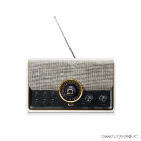   SAL RRT 6B Retro táskarádió, 6 in 1 multimédia lejátszó, Bluetooth, rádió, USB, microSD, AUX, telefonkihangosító