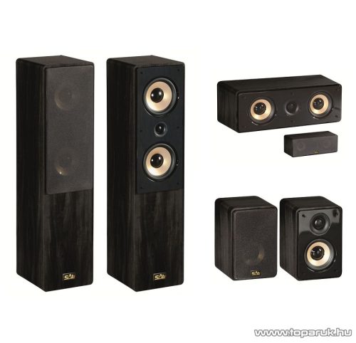 SAL 2200SET Házimozi hangszóró szett (első sugárzó pár, háttérsugárzó pár és centersugárzó), fekete - megszűnt termék: 2016. május