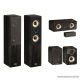 SAL 2200SET Házimozi hangszóró szett (első sugárzó pár, háttérsugárzó pár és centersugárzó), fekete - megszűnt termék: 2016. május