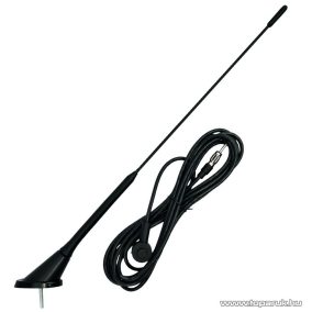   SAL 90595 Ovális talpú univerzális autóantenna, tetőre, 40cm, VW Golf, fix