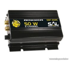 SAL BOXXER SBF 2025 Univerzális autós erősítő, 50W-os, 2 csatornás erősítő