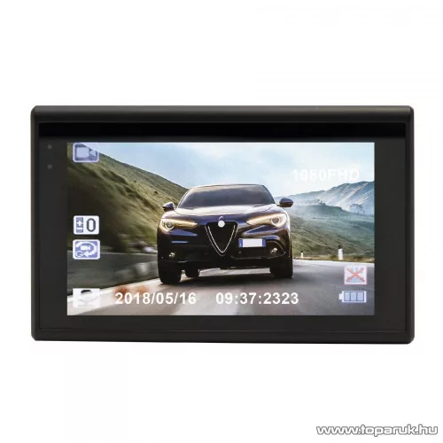 SAL DVR 100FHD Autós menetrögzítő kamera, 3"-os LCD képernyővel, fekete