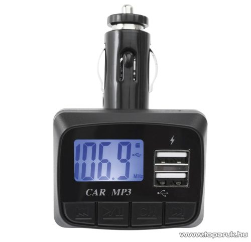 SAL FMT 14 Szivargyújtó csatlakozós 2 in 1 FM modulátor és töltő + USB port